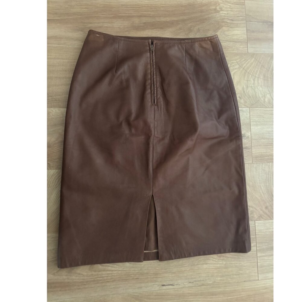 Danier Genuine Leather Skirt - Picture 3 of 8